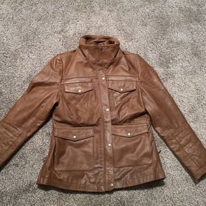 Women's leather jacket